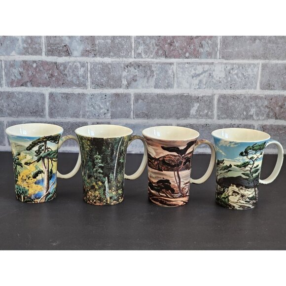 McIntosh Canadian Masters Group Of Seven Mugs-Brand New In Box - Picture 2 of 9